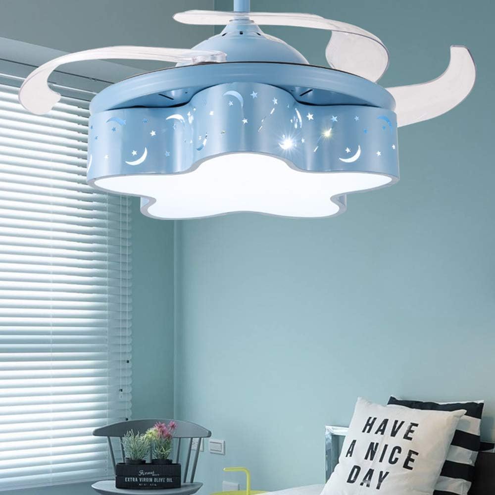 Amazon Com Ceiling Fans With Lamp With 4 Retractable Blades