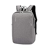 Fashion Solid Color Business Backpack Lightweight