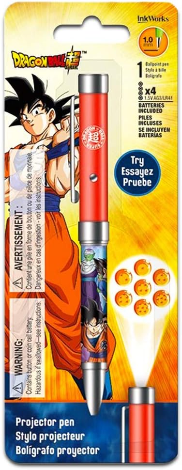 InkWorks Dragon Ball Z Super Projector Pen (Dragon Ball Z Office Supplies, Merchandise)