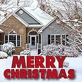 VictoryStore Yard Sign Outdoor Lawn Decorations: Merry Christmas Letters Yard Card with 28 Stakes