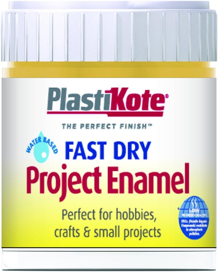 Plasti-Kote B34W 59 ml Enamel Paint Bottle - Antique Gold, 59 ml (Pack of 1)