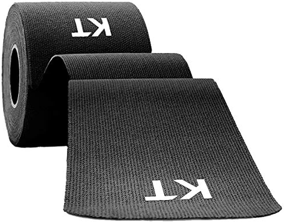 KT Tape Original Cotton Elastic Kinesiology Therapeutic Athletic Tape, 16 Ft, Uncut Roll, Black : Sports & Outdoors