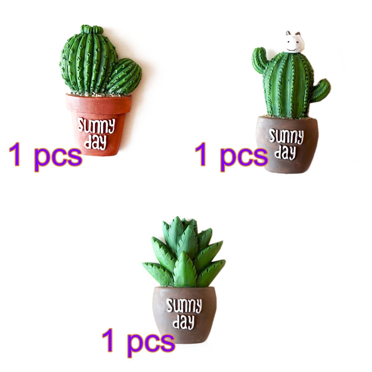 Tinksky Succulent Cactus Fridge