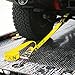 VULCAN Axle Tie Down Combo Strap Kit - 2 Inch - Classic Yellow - 3,300 Pound Safe Working Load