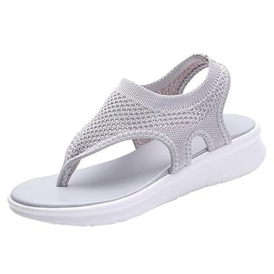◕‿◕ Watere◕‿◕ Womens Casual Mesh Comfortable Walking Sandals Lightweight Gray