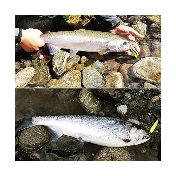 YONGZHI-589inch-Metal-Fishing-Spoons-LuresSaltwater-Hard-Spinners-Casting-Sinking-Lures-for-Northern-Pike-Salmon-Walleye-and-Largemouth-BassPack-of-4