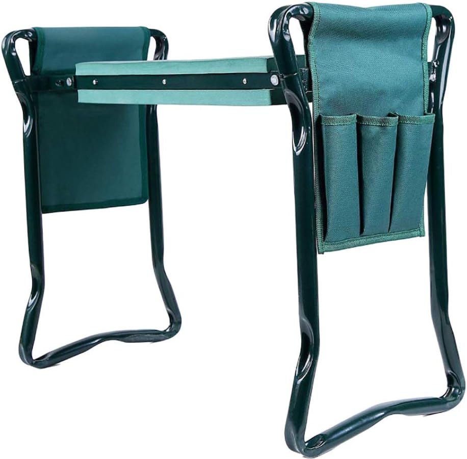 Garden Kneeler and Seat Protects Your Knees, Clothes from