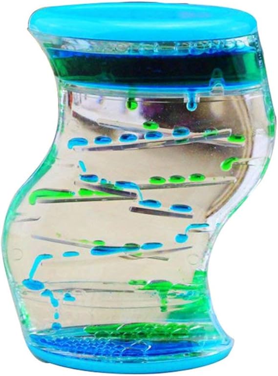 DFDE Water Motion Liquid Bubble Timer, Fidget Sensory Toy, Soothing