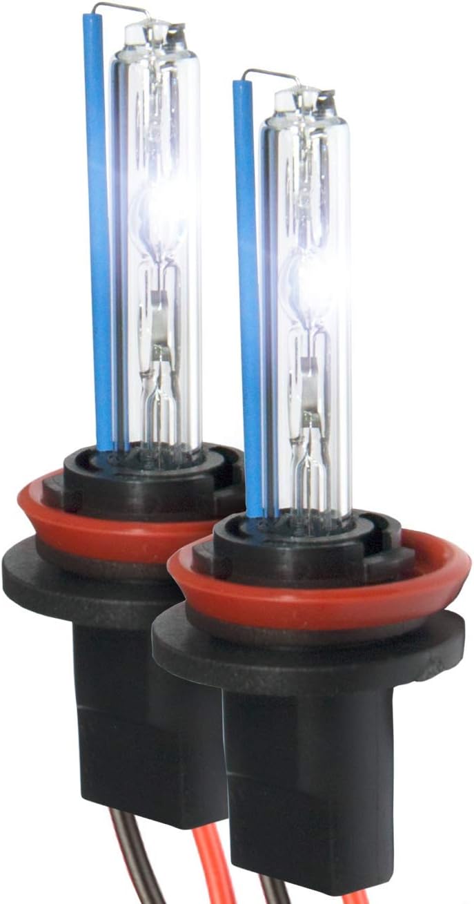 Xtremevision HID Xenon Replacement Bulbs H11 8000K Medium Blue (1 Pair) 2 Year