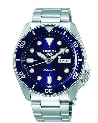 Analogue Watch (Blue Dial Silver Colored Strap)