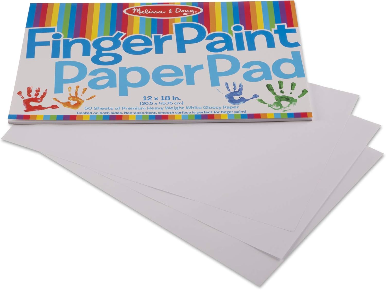 melissa and doug finger paint paper