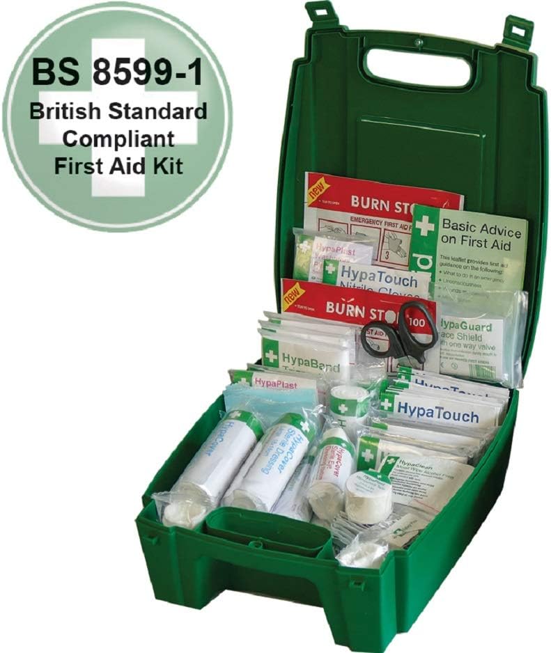 Safety First Aid Evolution Workplace First Aid Kit BS 8599 Compliant, Small Fully-Stocked: Health & Personal Care