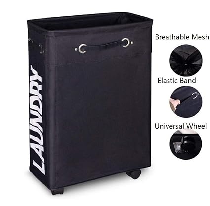 Cesto para ropa sucia con ruedas | Ruedas