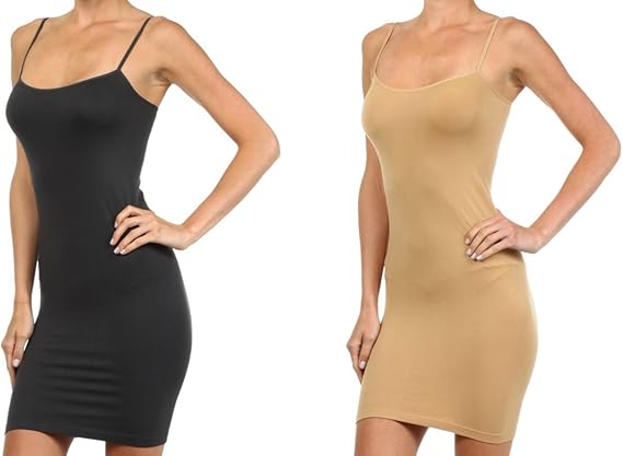 amazon black slip dress