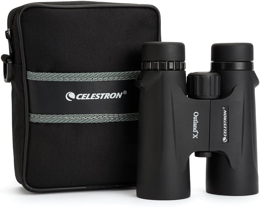 Celestron – Outland X 10x42 Binoculars – Waterproof & Fogproof – Binoculars for Adults – Multi-Coated Optics and BaK-4 Prisms – Protective Rubber Armoring : Camera & Photo