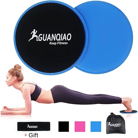 FLERISE Fitness Core Sliders 2 Piezas Doble Lado Ejercicio ...