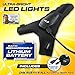 Atomic Beam Glove with Rechargeable Battery by BulbHead, One Size For Left or Right Hand, Bright LED Light