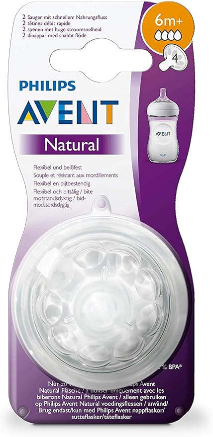 philips avent bottle teats sizes