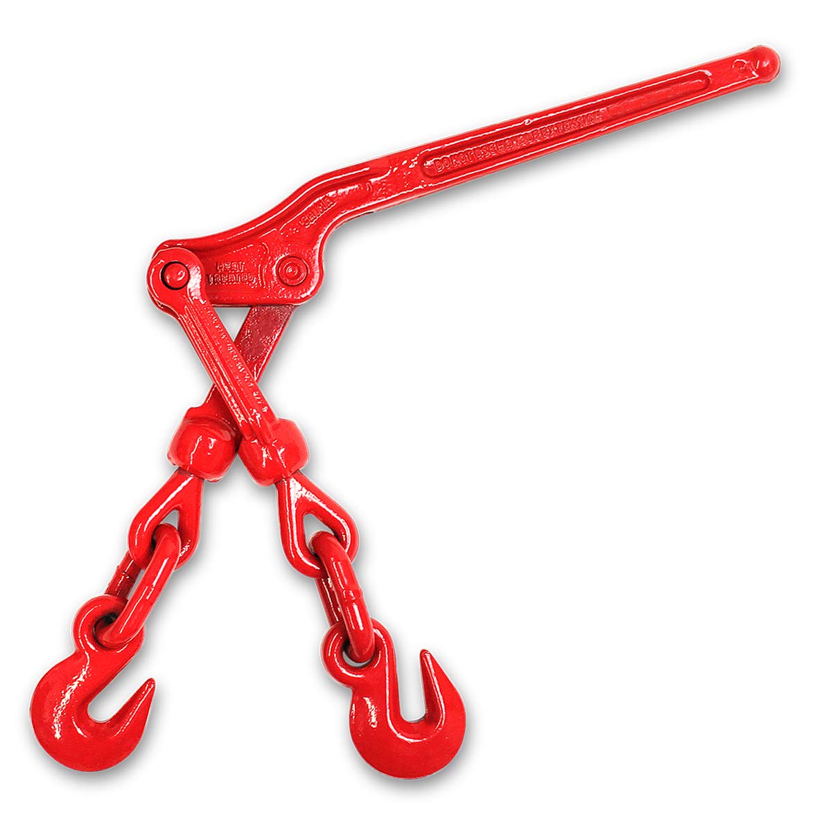 Lever Chain Binder 5/16 Inch - 3/8 Inch Tie Down for Grade 70 Transport Chain-WLL5400Lbs. 