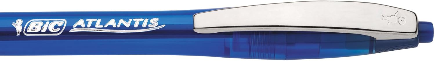 Atlantis Soft BIC Ballpoint pens - Matching Colours, Blister of 5, multicolored, 1 count (Pack of 5) - Image 5