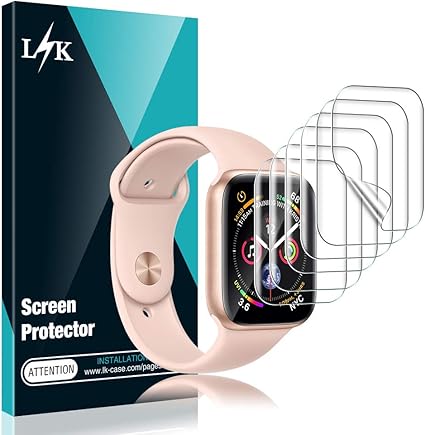 L K 6-Unidades Protector de Pantalla para Apple Watch 44mm Series ...