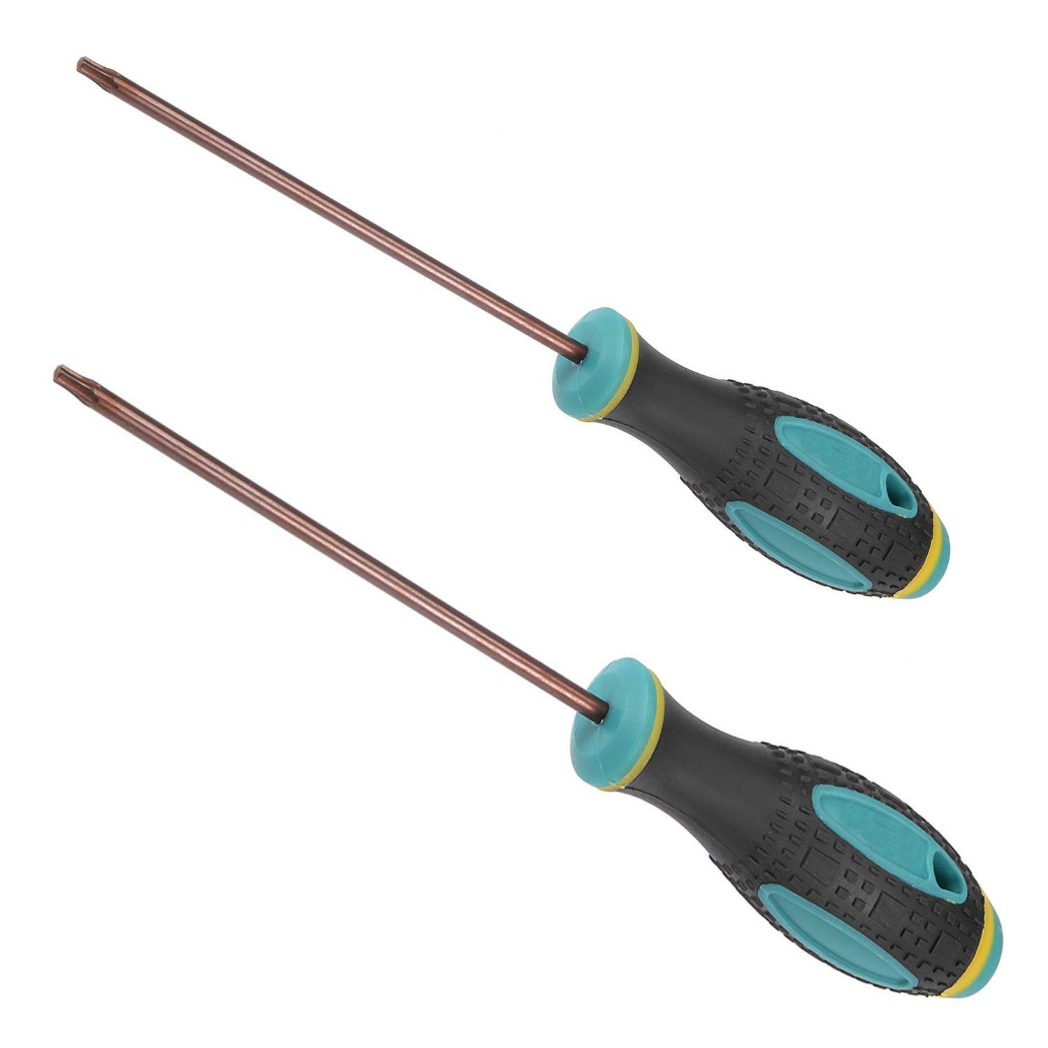 COMOK 100mm Long T10 Torx Point Tip Screwdriver Set with