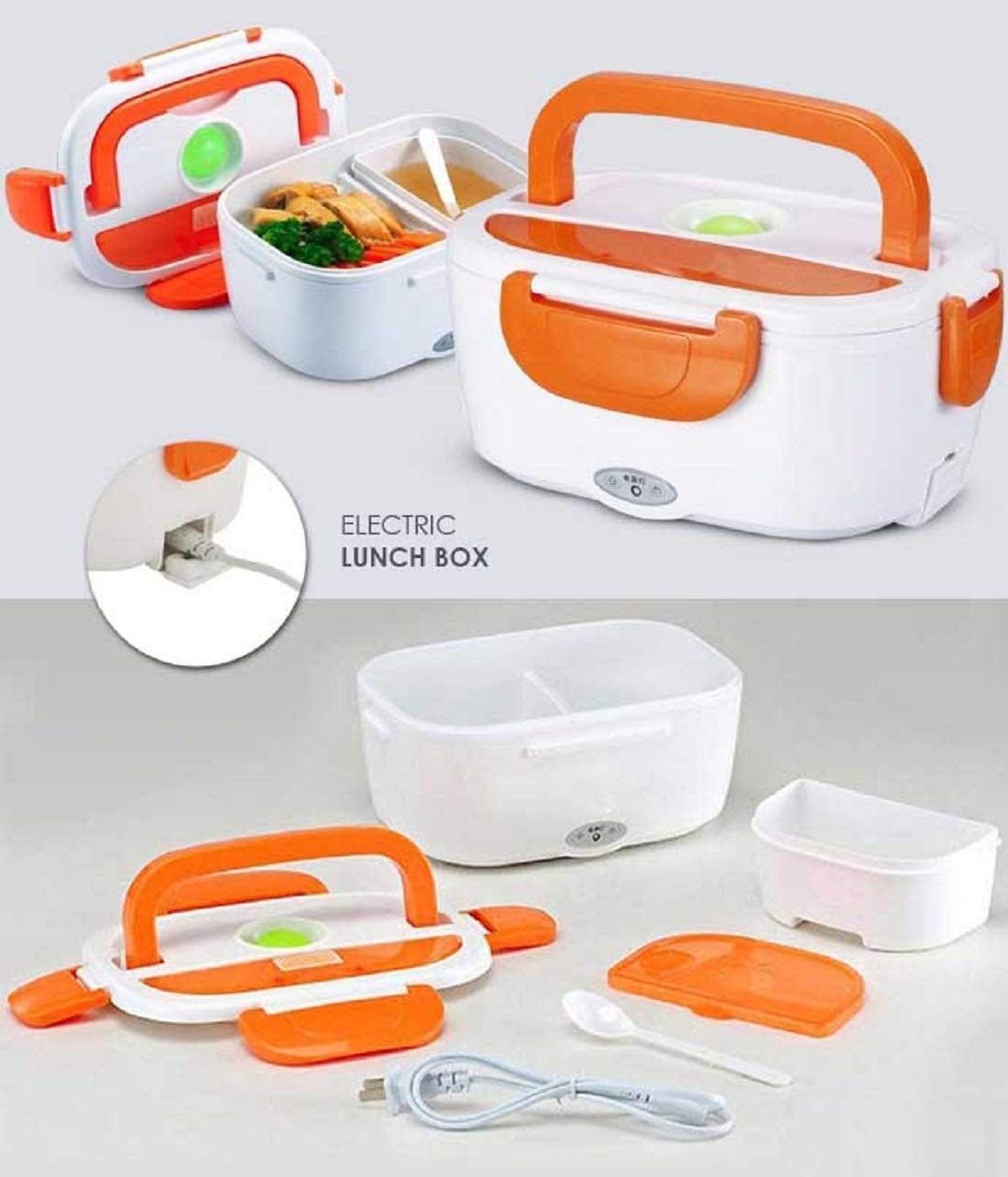 Buy Nurashish Electric Heated Portable Food Warmer Lunch Box Electric