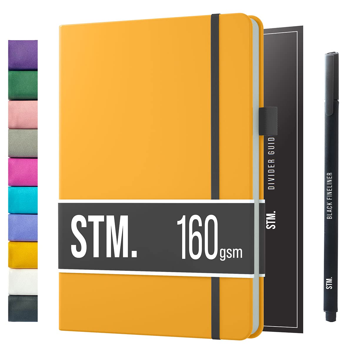 Bullet Dotted Journal Dot Grid Notebook | A5 Daily Journaling Notebooks for Personal Writing, Work, Women | 160gsm Thick Paper, Hard cover, Lay Flat Binding | 5x7 Journals Cuaderno Libretas de apuntes