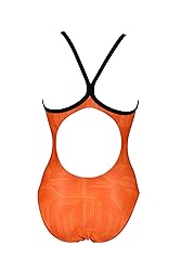 ARENA Girls' Swimsuit Puzzled Team Print MaxLife