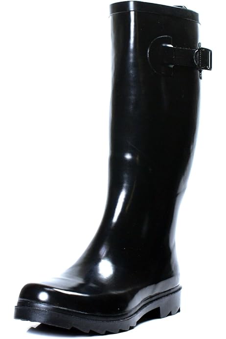 ladies black hunter wellies