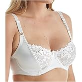 Carnival Women's Minimizer Embroidered Lace and Satin Cup Bra