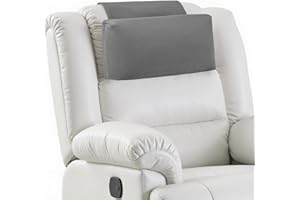 AHUAWA Neck Pillow for Recliner Chair, 14" Adjustable Recliner Pillow for Headrest, Soft Velvet Non-Slip Head Pillow for Recliner, Couch, Chair, Sofa