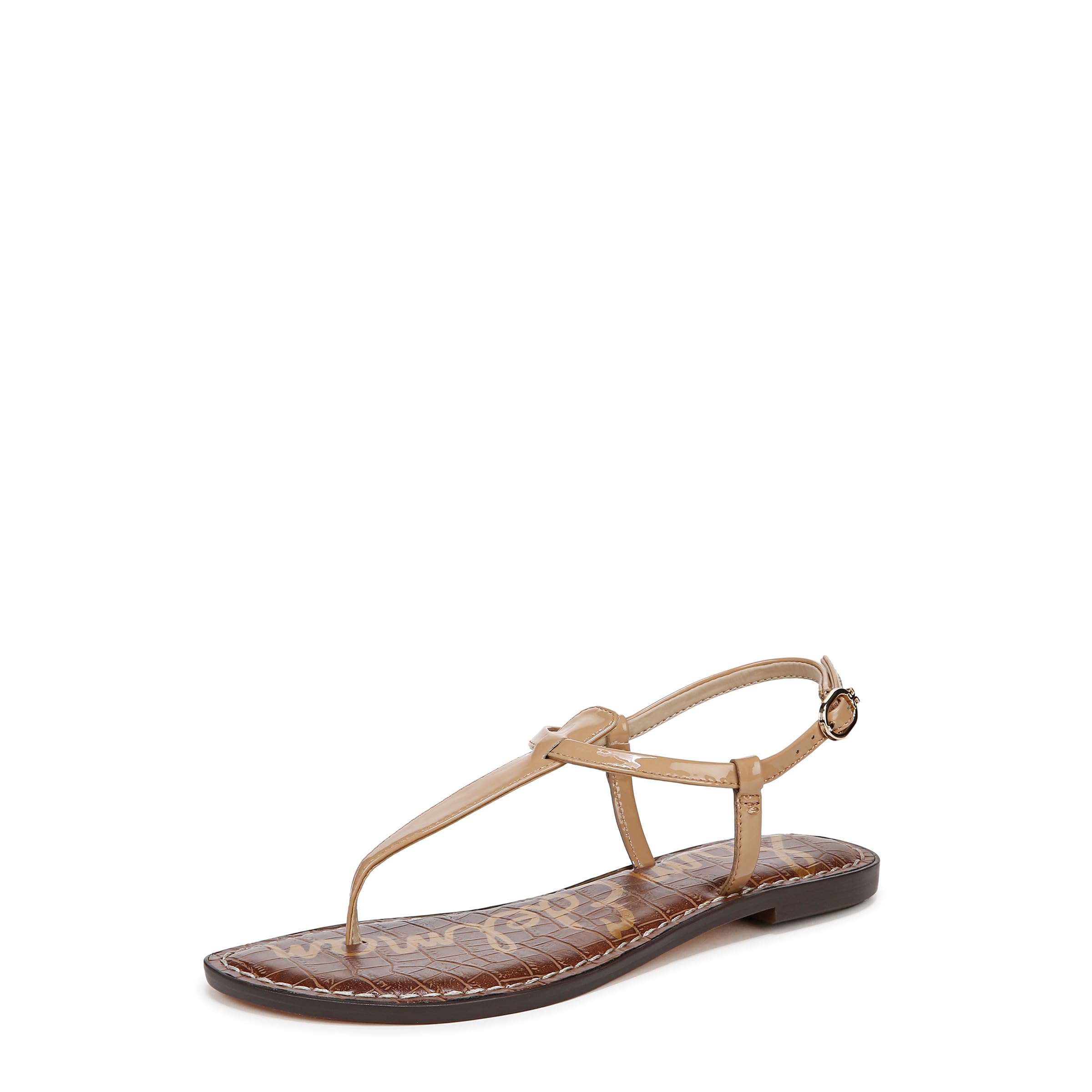 Sam Edelman Women's Gigi Flat Sandal, Almond, 11 Image