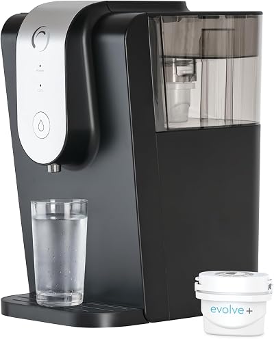 Aqua Optima Lumi Chilled Water Dispenser 8.2L Evolve+ Filter Red UK