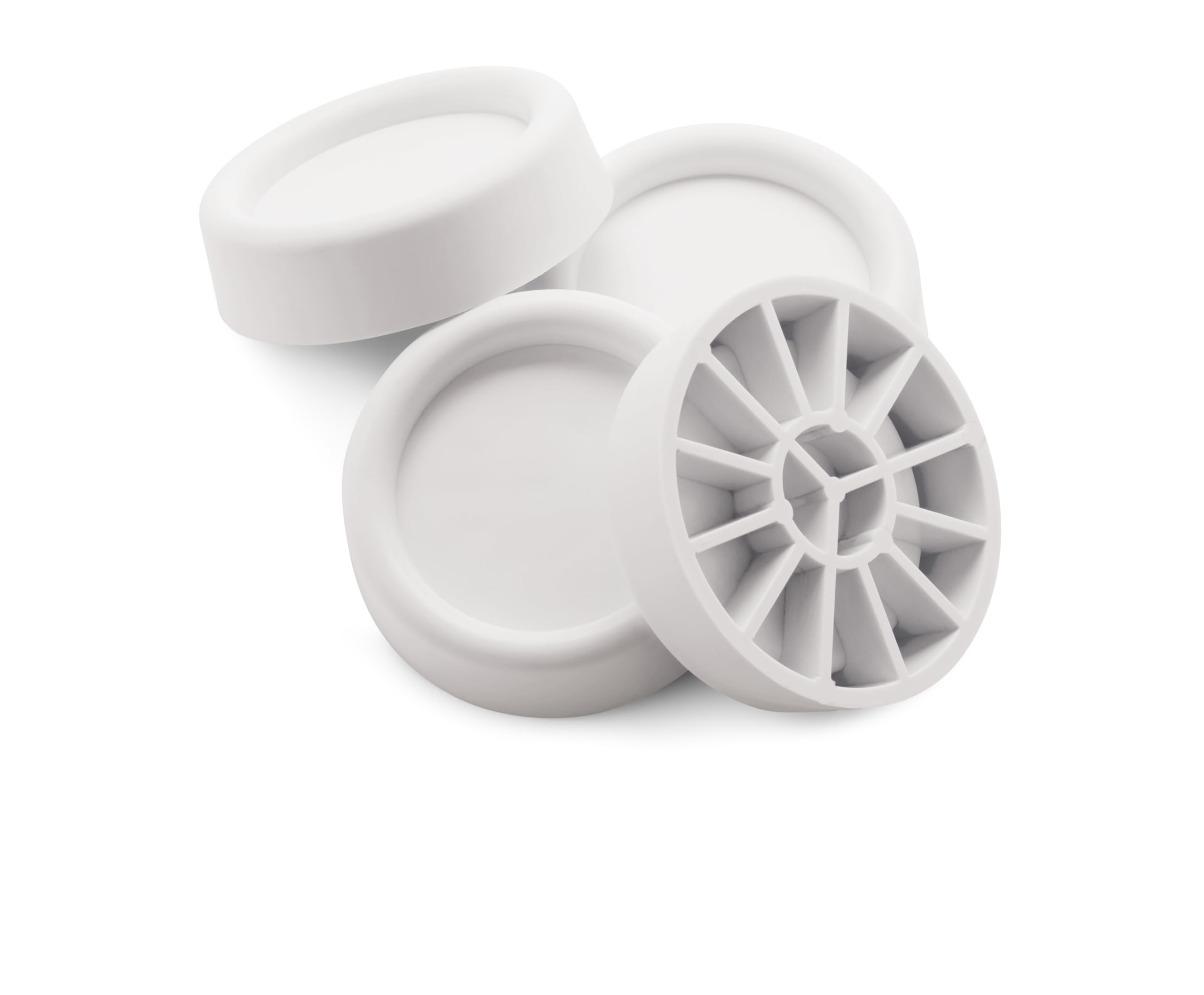 Meliconi Anti-Vibration Support Set for Washing Machines and Dryers, 4 Pieces, New Non-Slip Rubber, Made in Italy