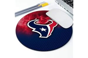 ZYJTEK Sports Round Mouse Pad,Non-Slip Rubber Base Mousepad for Computers Laptop Desk,Blue Red Design Gaming Mouse Mat for Football Fans