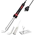 GoGoPanda Solder iron set,80W-300W external heating with replaceable soldering iron head, core, simple bracket, high-power industrial DIY soldering iron 110V US plug (150WWT)
