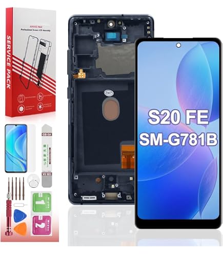 Annadue LCD Schermvervanging Voor Samsung S21 FE 5G – 6,4 Inch TFT – 1080x2400 – Touchscreen Digitizer – Incl. Reparatieset – Compatibel Met SM-G990B/U/W/E/N – Zwart