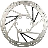 SRAM Paceline Rounded Rotor Silver, 140mm | SRAM Paceline 140mm Disc Brake Rotor - Steel, Quiet Performance, 6-Bolt