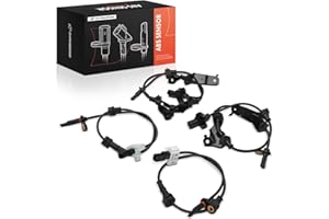 A-Premium 4PCS Front and Rear ABS Wheel Speed Sensor Compatible with Honda Models - Accord 2008 2009 2010 2011 2012, with Wir