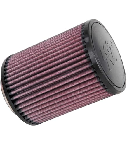 K&N Universal Clamp-On Air Filter - 2 1/4in 10 DEG FLG 3 1/2in OD 6in H - RU -1090 - Beefcake Racing