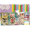 Gigicloud Paper Card Making Kits, Handmade Greeting Card Kits DIY Card Making Material Set Colorful Card Making Set for Birthday, Thanksgiving, Christmas, Baby Shower, 15 Cards + 15 Envelope