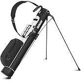 Findway Golf Stand Bag, Upgraded Par 3 Golf Bag Pitch n Putt Small Golf Bag with Ball Holder and Cooler Bag, Lightweight Golf Carry Bag for Men Women