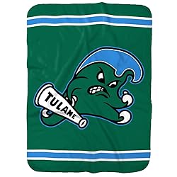 Tulane University Green Wave Primary Logo Stripes