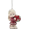 Precious Moments 221002 May Your Christmas Wishes Come True 2022 Dated Girl Bisque Porcelain Ornament