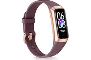 BAKOOR Fitness Tracker, Activity Trackers with with 1.10'' AMOLED Touch Color Screen, Step Tracker with Calorie Counter, Sleep Monitor Pedometer for Android iOS Men Women Kids