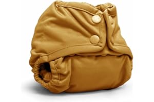 Kanga Care Rumparooz Double Leg Gusset Reusable Cloth Diaper Cover Newborn Snap | Honey 4-15 lbs