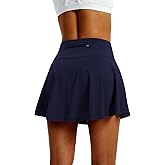 LXNMGO Women's High Waist Pleated Tennis Skirt with 4 Pockets Lightweight Athletic Golf Skorts Skirts for Running Workout