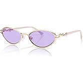 SOJOS Retro Cat Eye Sunglasses Women Men Acetate Metal Frame Trendy Designer UV400 Sun Glasses, Staghorn Coral