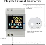 KETOTEK Energy Meter Single Phase AC40-300V 100A KWH Din Rail Meter view 6